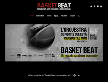 Tablet Screenshot of basketbeat.org